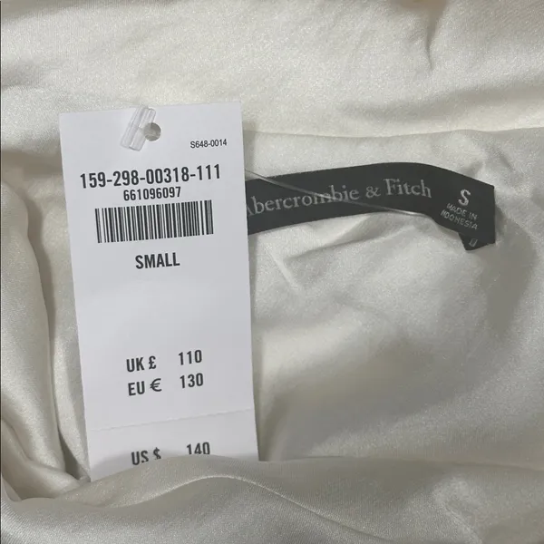NWT Abercrombie & Fitch Cowl Neck Draped Maxi Dress Sz S - Image 6