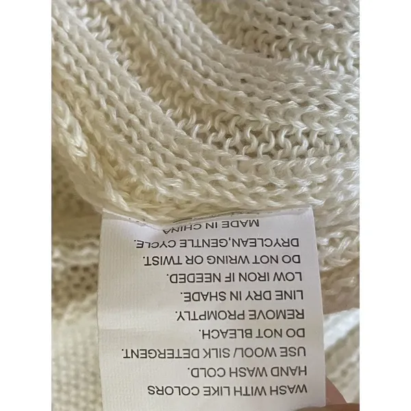 Knitted Cream Stretch Sleeveless Top Size S-L Brand New - Image 3