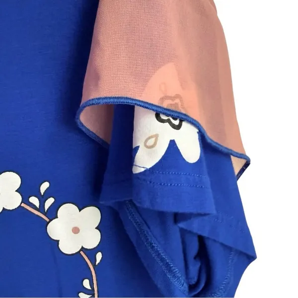 Floral Blue Maxi Dress Size 2X - Image 3