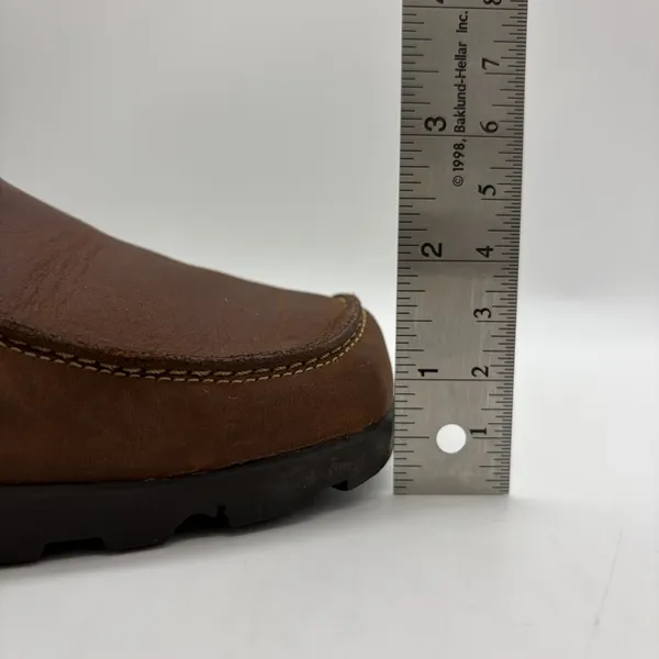 Timberland Womens 6 Shoe Slip On Mule Slide Brown Leather Casual Comfort‎ Heel - Image 10