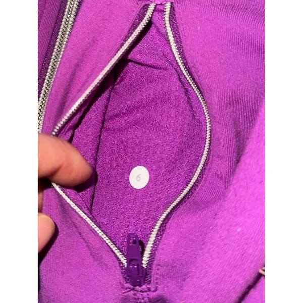 Lululemon purple zip up jacket - Image 2