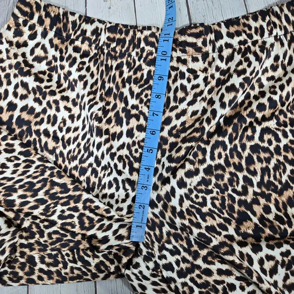 INC International Concepts Leopard Print Satin Pajama Set Brown Large NEW - Image 12