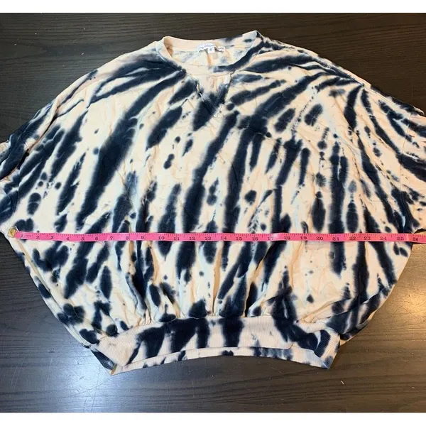 Young Fabulous Broke Sweatshirt Women's Small Tie Dye Stretch Soft Oversize‎ - Image 8