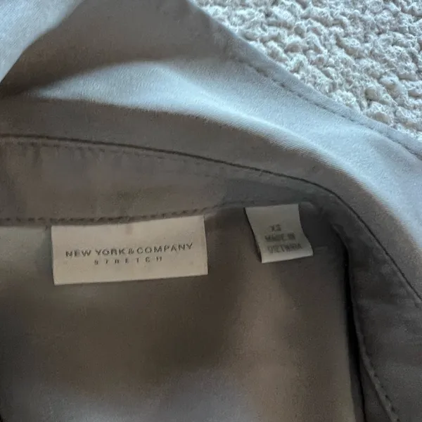 Elegant Gray Women's Dress Size XS - Image 3