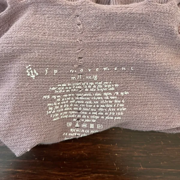 Free People Movement Purple Long Sleeve Top - Image 6