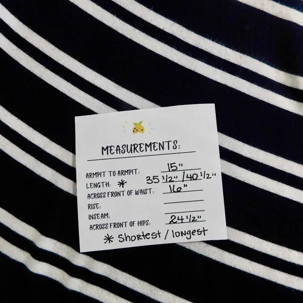 Anthropologie MAEVE Navy Blue White Striped Turtleneck‎ Jersey Knit Dress Small - Image 14