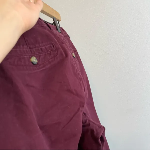 Dockers bootcut burgundy maroon dark red Y2K prep style khakis Women’s size 10 - Image 7