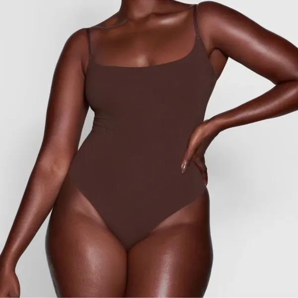Skims Fits Everybody Cami (B4) Bodysuit Nwt Cocoa Size 3x - Image 4