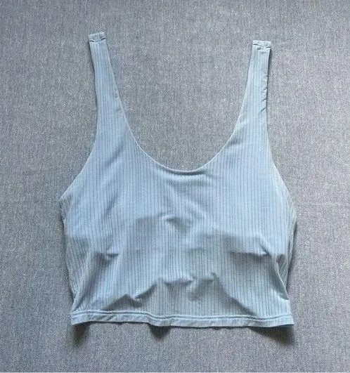 Aerie Lightweight Sports Tank Top Size S in Baby Blue - Image 2