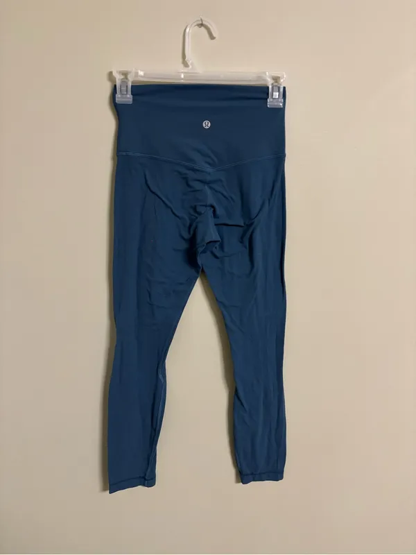 Lululemon Align HR Pant 25” Size 4 Small Blue Gym Active Workout Leggings - Image 2