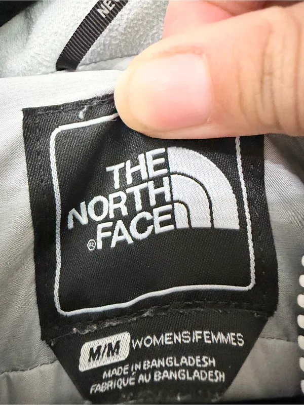 Womans North Face Usa Size Medium Nuptse 2 Down Vest 700 Series Grey - Image 3