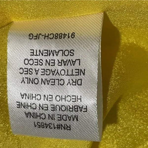 Chandler Henry Sundress Large Yellow Floral Tie Shoulder Midi Dress - Image 10