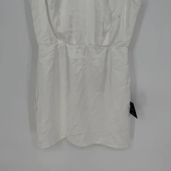 Lulus White Mock Neck Sleeveless Mini‎ Dress Party Cocktail NWT Medium - Image 6