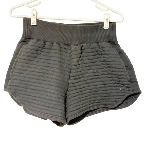 Everlane‎ Grey The Organic Cotton Quilted Short in Slate Size Small Pull On - Image 2