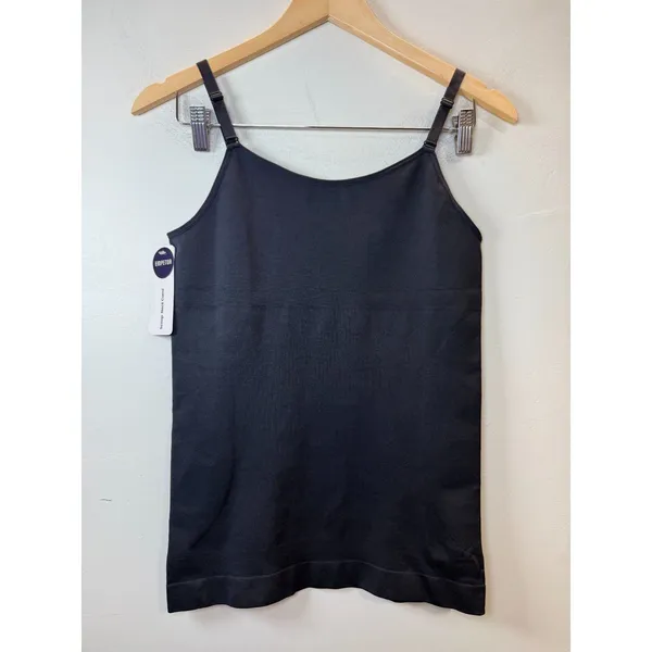 Empetua Scoop Neck Cami Women 2XL Black Seamless Compression Shapewear - Image 6