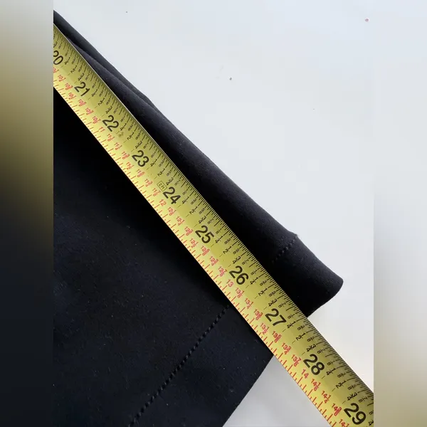 Anthropologie Maeve Irina Relaxed Ponte Black Wide Leg contrast stitching 4 - Image 8