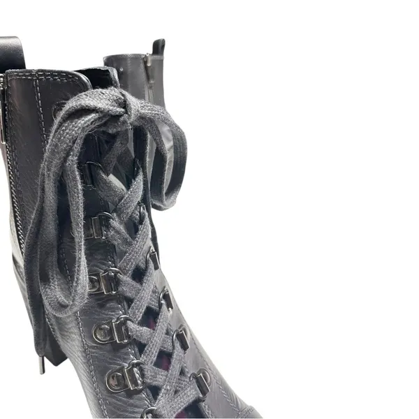 Free People City Of Lights EU 39 US 9 Booties Lace Up Ankle Boots NEW Dark Blue - Image 12