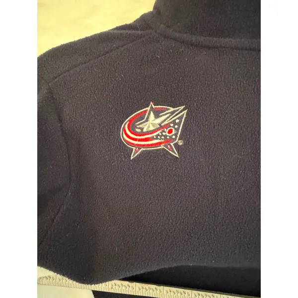 Gear for Sports‎ Columbus Blue Jackets NHL Fleece Jacket Womens Small Navy Blue - Image 8