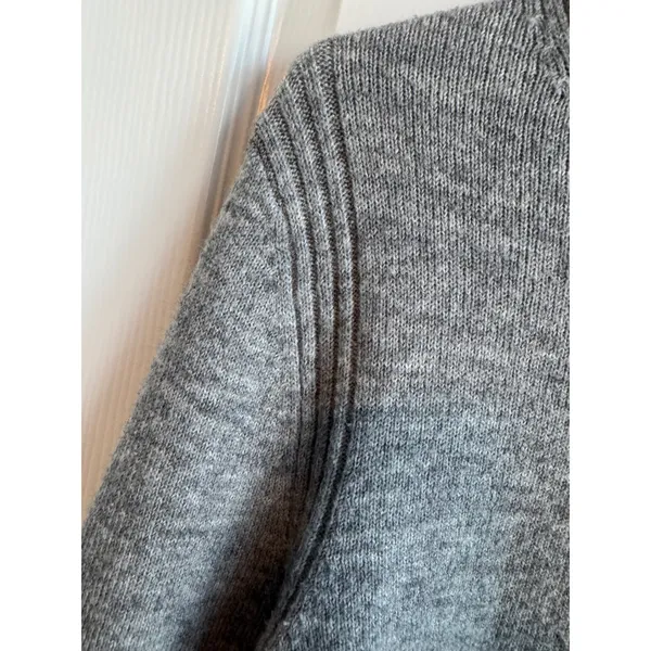 A New Day Women's Gray Knit Sweater‎ Size Medium Crewneck Lightweight Pullover - Image 5