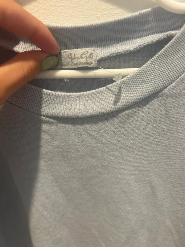 Brandy Melville John Galt Light Blue Tee Shirt - Image 5