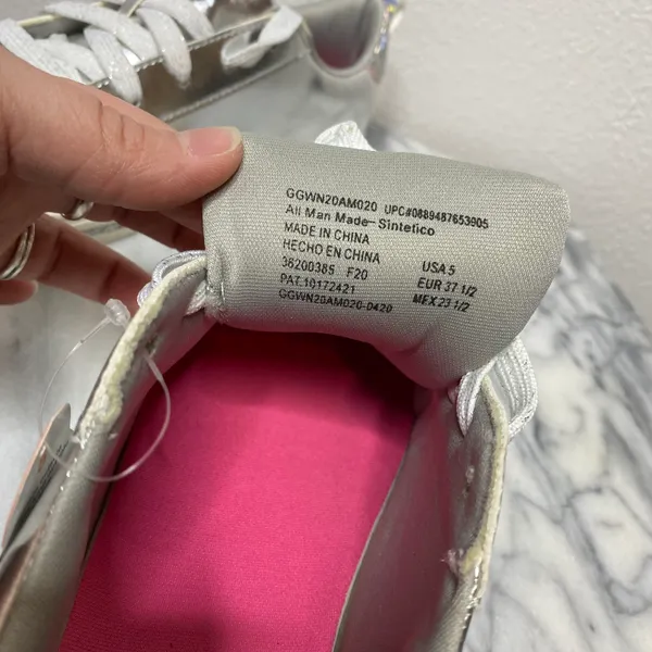 Wonder Nation Silver Glitter Fashion sneakers - Image 7