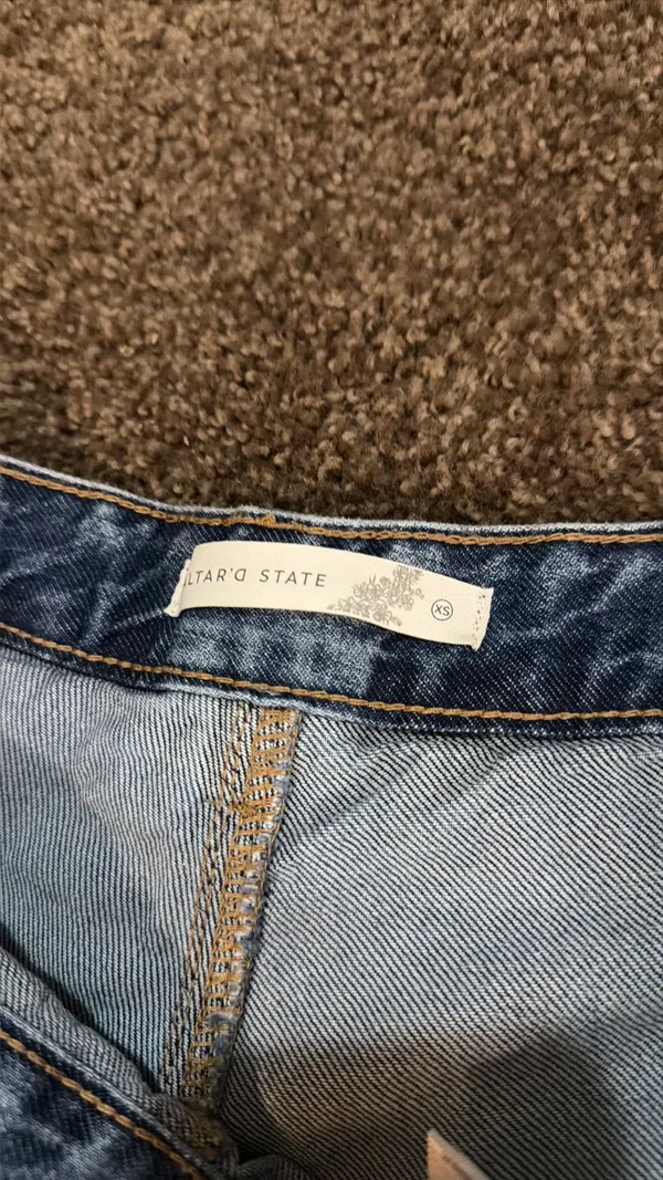 Altar'd State Skirt Denim - Image 2