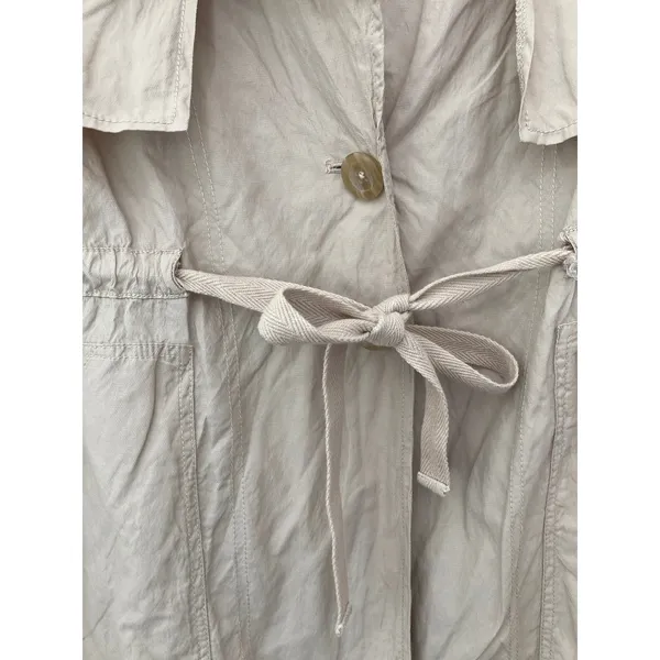 Sanctuary Anthropologie Lightweight Ivy League Collegiate Trenchcoat Coat Jacket - Image 4