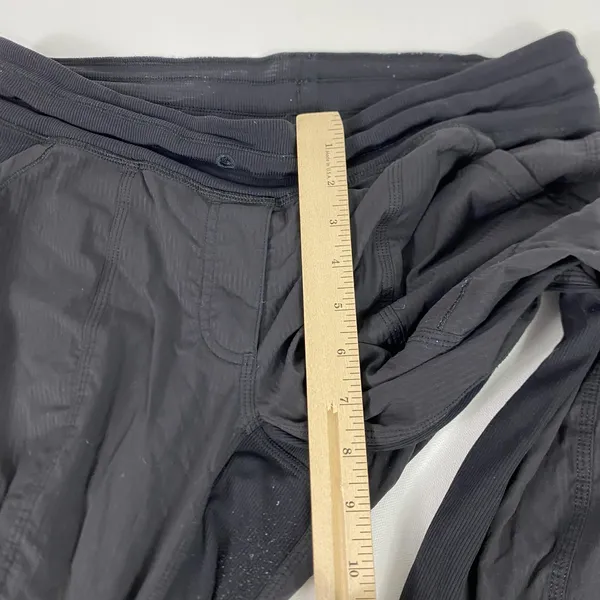 Lululemon Pants Womens 4 Black Woven Track‎ Jogger Stretch Tapered Gym Yoga - Image 6