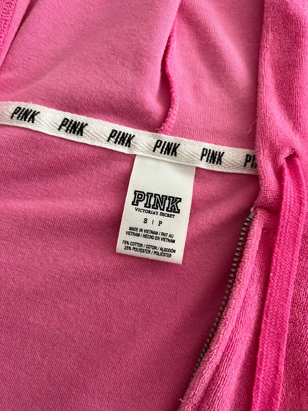 PINK Victoria’s Secret Zip-Up Hoodie - Image 3