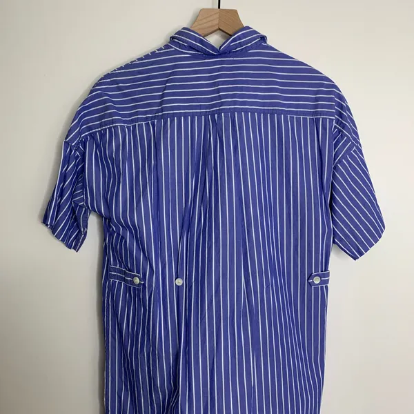 ALEX MILL Kristen Shirtdress in Stripe Mini Button Down XS - Image 5