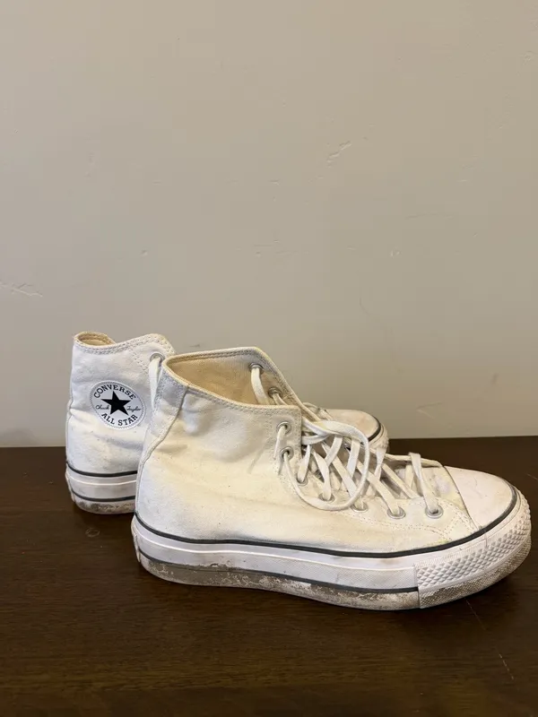 High-Top Converse Sneakers Platform - Image 2