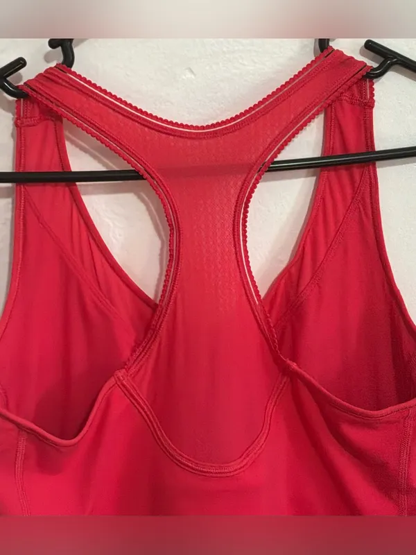 #92 Lululemon Pink Racerback Tank Top - Women's Activewear Size 10 - Image 4