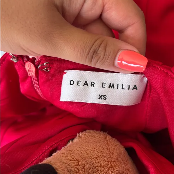 Hello Molly DEAR EMILIA SPARKS OF ATTRACTION MAXI DRESS RED - Image 6