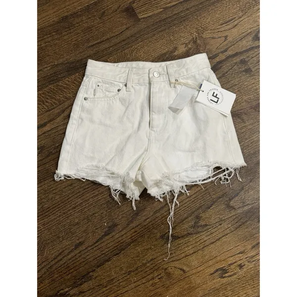 Lovers and Friends Jack High‎ Rise Cut Off Shorts Geneva Size 23 - Image 2