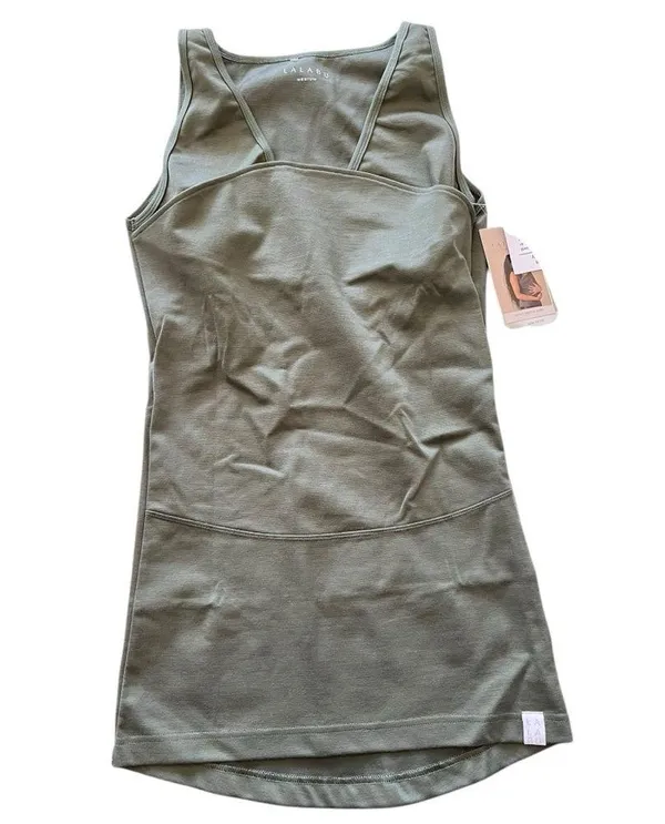 Lalabu Soothe Shirt Nursing Baby Wearing Pouch Top Shirt Green NEW NWT Medium - Image 3