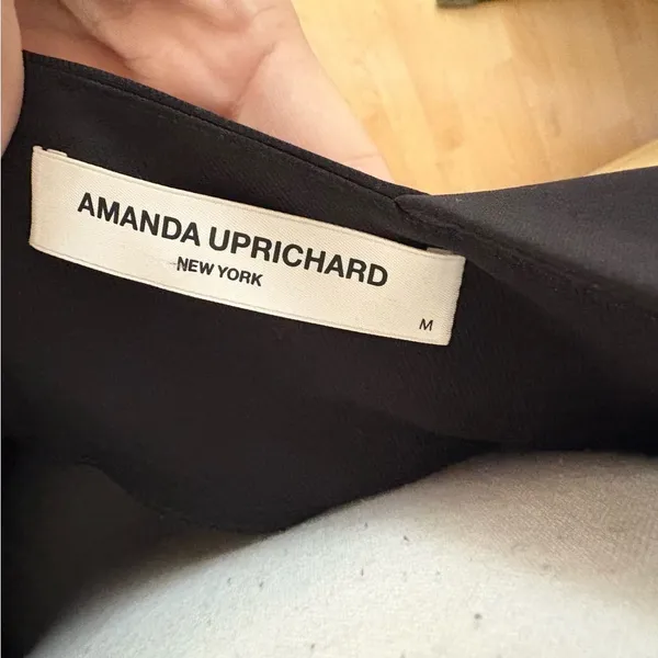 AMANDA UPRICHARD‎ Mitzi Tiered Midi LBD Dress Size Medium - Image 6