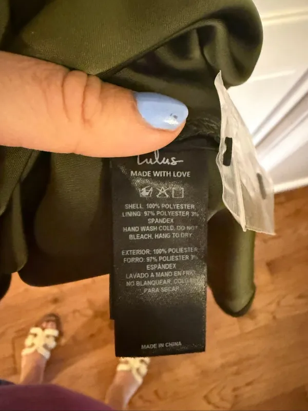 Lulus distinctive charm satin draped high neck dress size xs - Image 5
