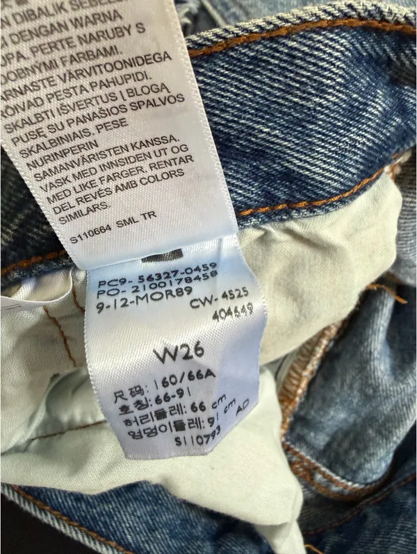 Levi’s Distressed 501 Denim Shorts - Image 3