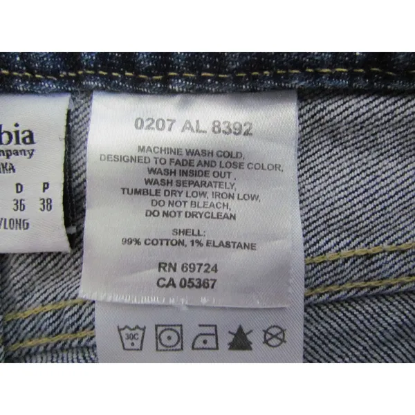 Columbia‎ Sportswear Jeans Size 6 Blue Straight Leg Stretch Outdoor Gorpcore - Image 7