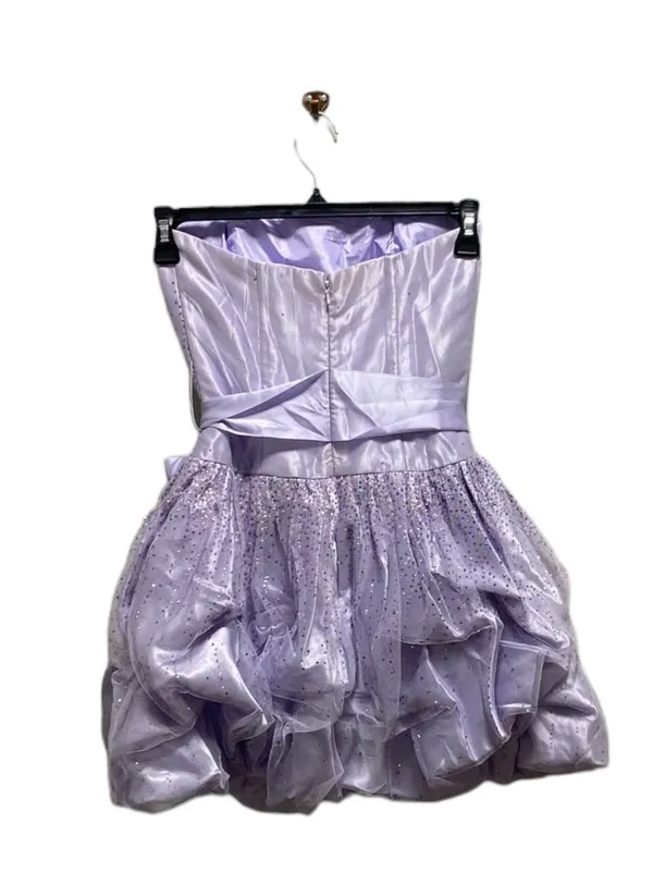 Gunne Sax Jessica McClintock Vintage Strapless Dress Purple Size 3 Homecoming - Image 13