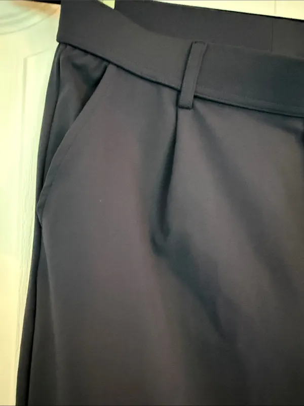 HALARA Dark Blue Boot Cut Dress Pants - Image 2
