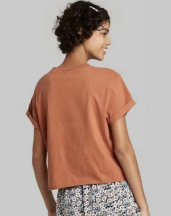 Wild Fable - Women's Short Sleeve Crop Top- Small, New - Image 4
