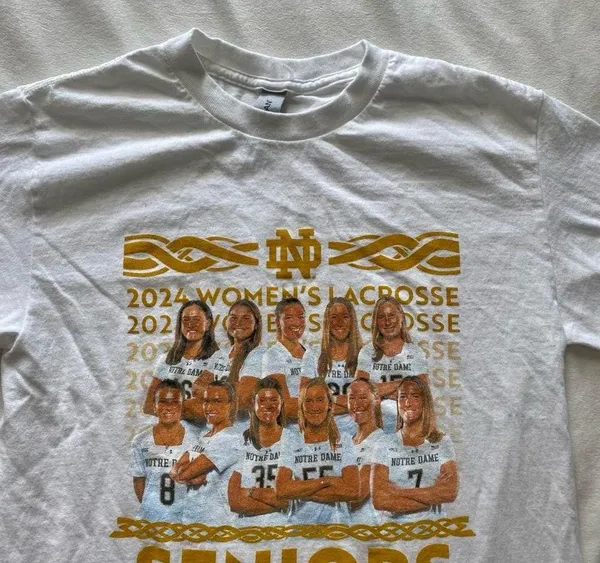 Notre Dame women’s Lacrosse shirt - Image 2