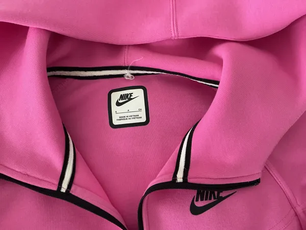 Pink Nike Tech Fleece Zip-Up - Image 2