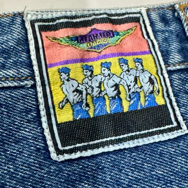 Vintage Lawman Jeans Acid Wash Denim Skirt 7/8 80s 90s Western High Waist - Image 3