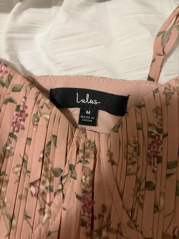 Lulus Midi Dress Floral - Image 3