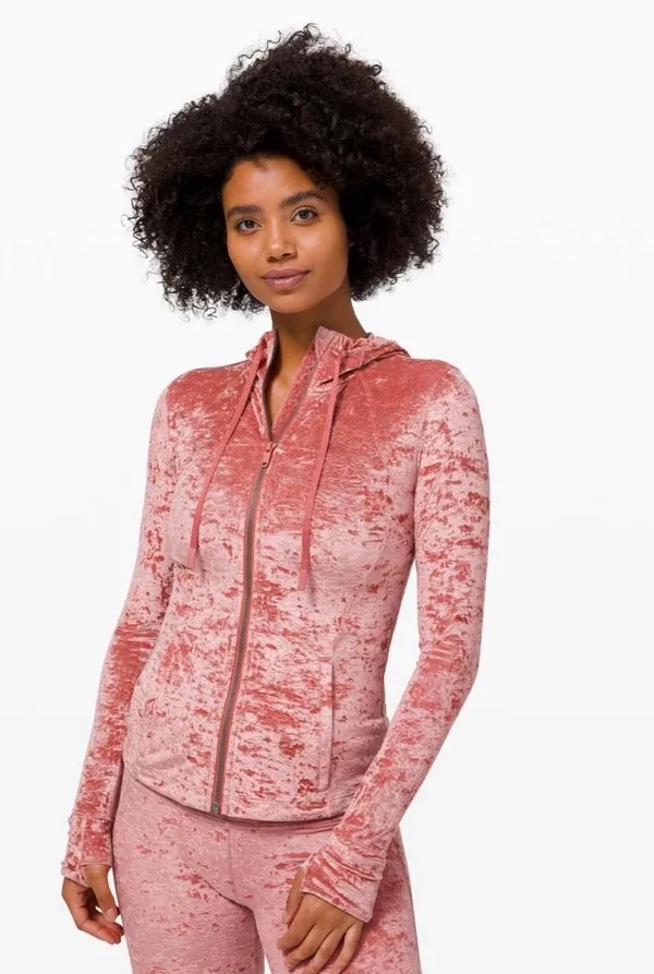 Lululemon Hooded Define Jacket *Crushed Velvet Soft Cranberry 8 - Image 5