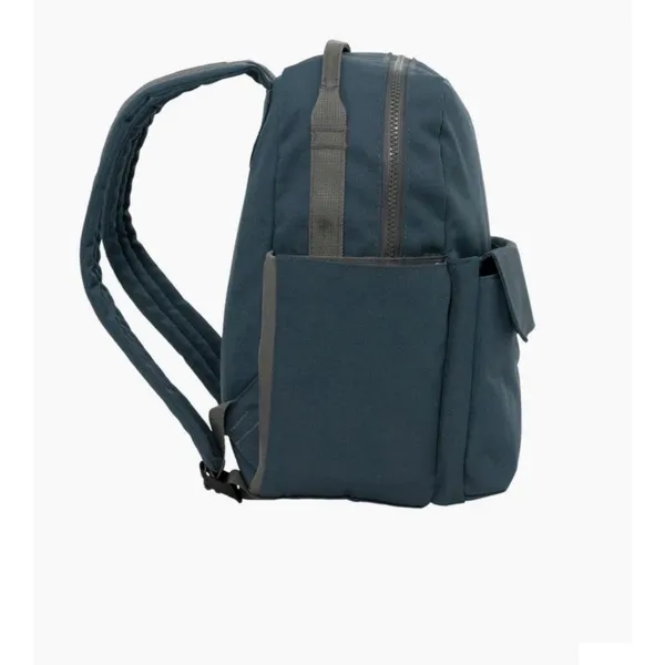 Red Rovr Navy Blue Canvas Backpack Multi Pocket Daily Commuter Bag - Image 3