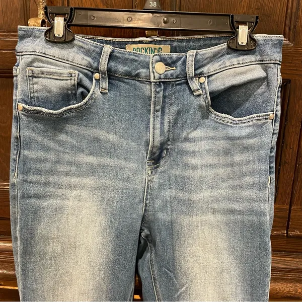 Cavender’s Rockin C Medium Wash Flare Jeans - Image 2