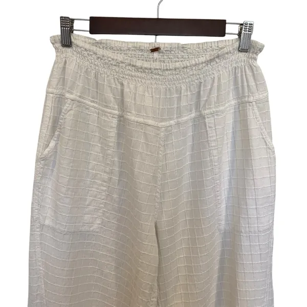 Free People Check It Out Pants In Ivory Size Small - Image 4